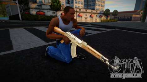 Gold AK47 Weapon pour GTA San Andreas