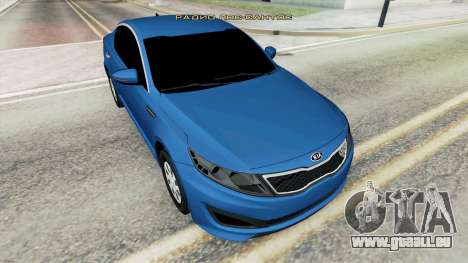 Kia Optima SX (TF) 2013 pour GTA San Andreas