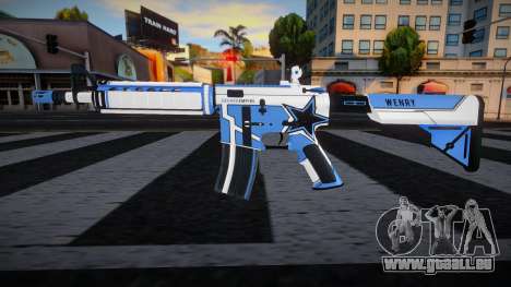 M4 HD 3 coloré pour GTA San Andreas