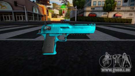 Neon Blue Deagle pour GTA San Andreas