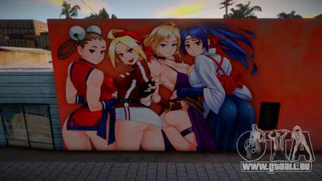 Mural The King of Fighters Girls pour GTA San Andreas
