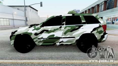 Jeep Grand Cherokee SRT8 Camo (WK) 2008 für GTA San Andreas