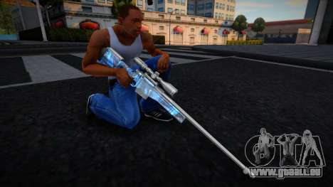 Blue Gun Sniper Rifle für GTA San Andreas