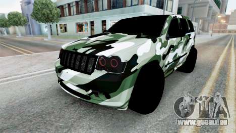 Jeep Grand Cherokee SRT8 Camo (WK) 2008 für GTA San Andreas