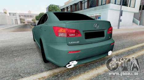 Lexus IS F (XE20) 2008 für GTA San Andreas