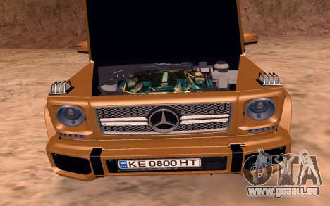 Mercedes-Benz G63 AMG V12 Biturbo pour GTA San Andreas