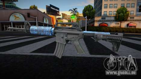 Blue Gun M4 für GTA San Andreas