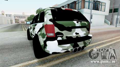 Jeep Grand Cherokee SRT8 Camo (WK) 2008 für GTA San Andreas