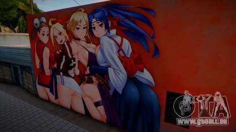 Mural The King of Fighters Girls pour GTA San Andreas