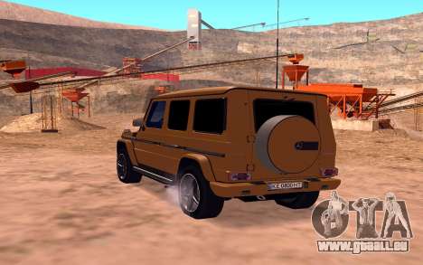 Mercedes-Benz G63 AMG V12 Biturbo pour GTA San Andreas