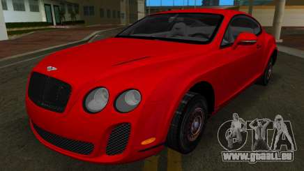 Bentley Continental SS 2010 (New Plate) pour GTA Vice City