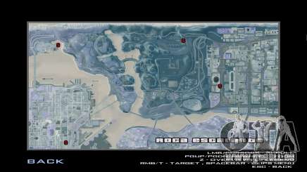 Detailkarte in Winterversion für GTA San Andreas