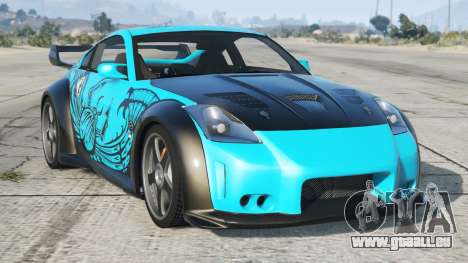 Nissan 370Z Veilside Turquoise Blue