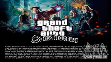 Avengers Loadscreens pour GTA San Andreas