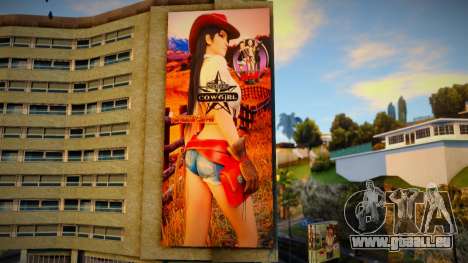 DOA5 Mural Girl 1 pour GTA San Andreas