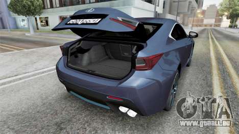 Lexus RC F 2014 pour GTA San Andreas