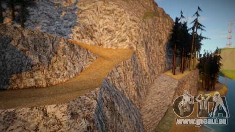 Retextured HD Mount Chiliad 1.0 für GTA San Andreas