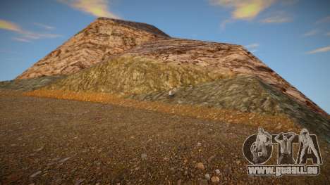 Retextured HD Mount Chiliad 1.0 für GTA San Andreas