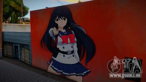 Mural Yuri Honjo pour GTA San Andreas