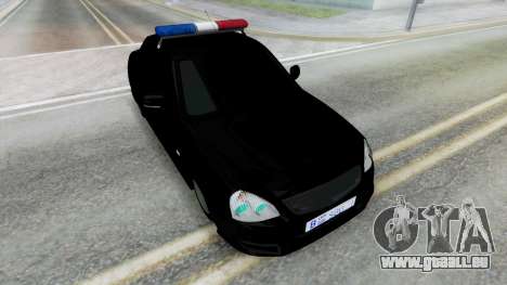 Lada Priora Sedan (2170) Police pour GTA San Andreas