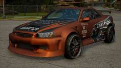Nissan Skyline R32 von Need For Speed: Undergroun für GTA San Andreas Definitive Edition