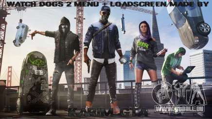 Watch Dogs 2 Menu and Loadscreen pour GTA San Andreas