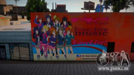 Love Live Anime Wall für GTA San Andreas