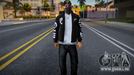 Ein junger Mann in modischen Kleidern für GTA San Andreas