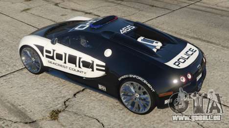 Bugatti Veyron Hot Pursuit Police