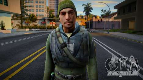 Half-Life 2 Rebels Male v9 für GTA San Andreas