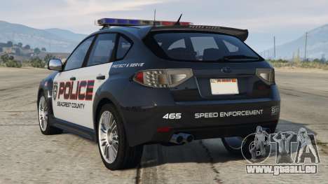 Subaru Impreza Seacrest County Police