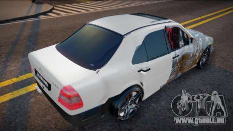 Mercedes-Benz C 43 Après l’incendie pour GTA San Andreas