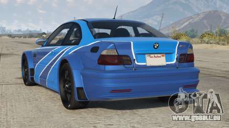 BMW M3 GTR (E46) Vivid Cerulean
