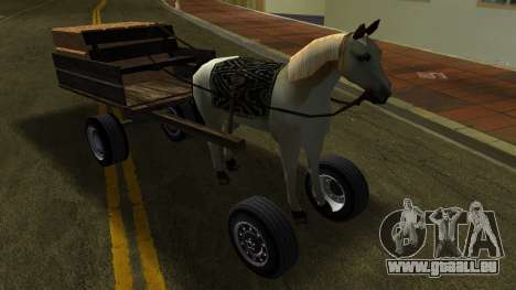 Pferd mit Wagen v2 für GTA Vice City