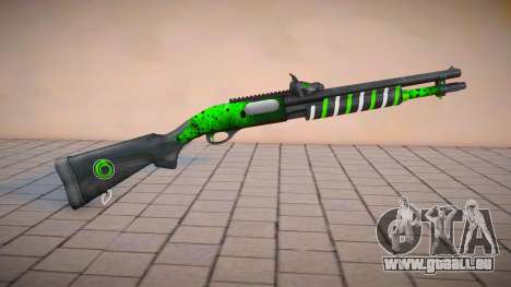 Green Chromegun Toxic Dragon by sHePard für GTA San Andreas