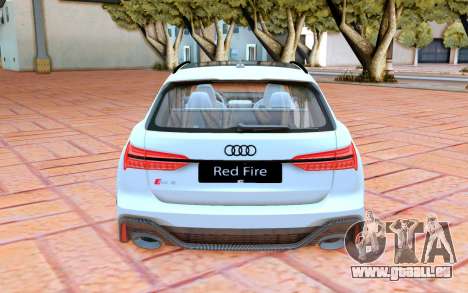 Audi RS6 Avant Red Fire pour GTA San Andreas