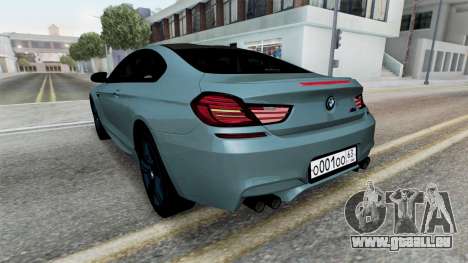 BMW M6 Coupe (F13) William pour GTA San Andreas