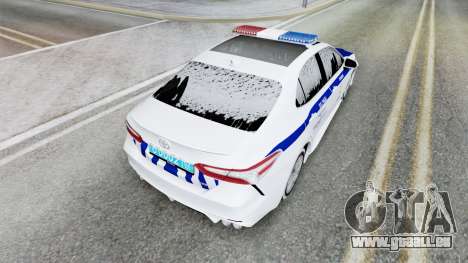 Toyota Camry Police pour GTA San Andreas