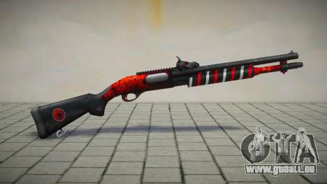 Red Chromegun Toxic Dragon by sHePard pour GTA San Andreas