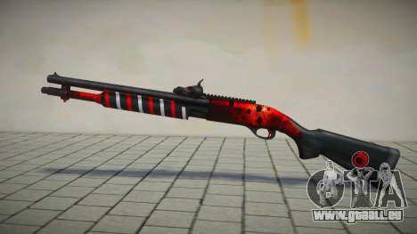 Red Chromegun Toxic Dragon by sHePard pour GTA San Andreas