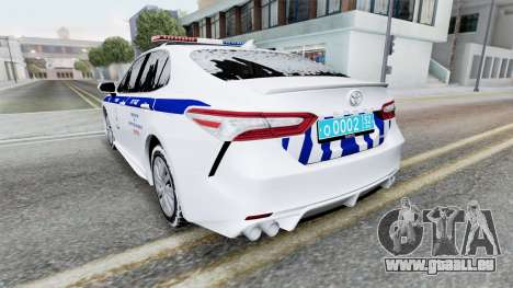 Toyota Camry Polizei für GTA San Andreas