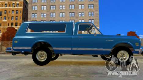 1971 Chevrolet C-10 Steel Hood Pick-Up pour GTA 4