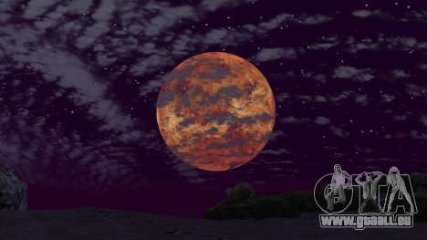 Planète Vénus au lieu de lune pour GTA San Andreas