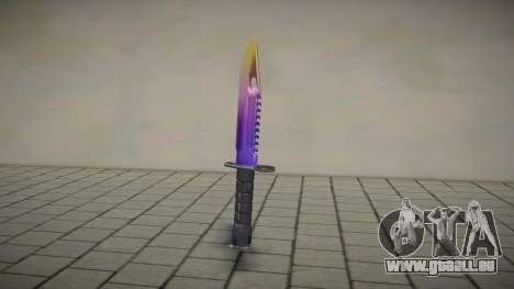 CS:GO M9 Bayonet (Fade) pour GTA San Andreas