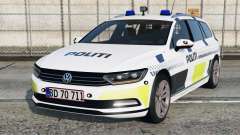 Volkswagen Passat Variant Danish Police [Add-On] für GTA 5