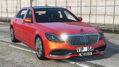 Mercedes-Maybach S 680 Light Brilliant Red [Replace] pour GTA 5