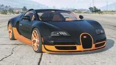 Bugatti Veyron Grand Sport Roadster Vitesse 2012 Gunmetal [Replace] pour GTA 5