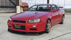 Nissan Skyline (R34) Fire Engine Red [Add-On] pour GTA 5