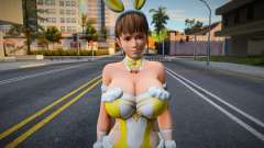 DOAXVV Sexy Hitomi Bunny Clock Yellow pour GTA San Andreas