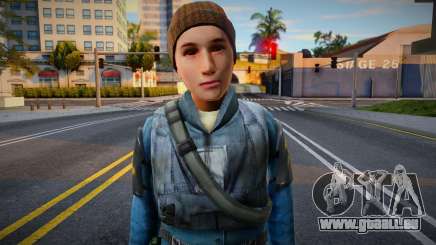 Half-Life 2 Rebels Female v2 für GTA San Andreas